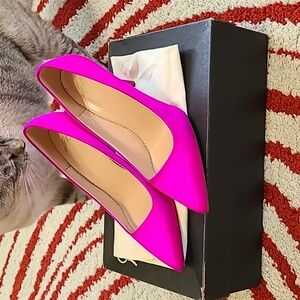 Bright berry J Crew heels
